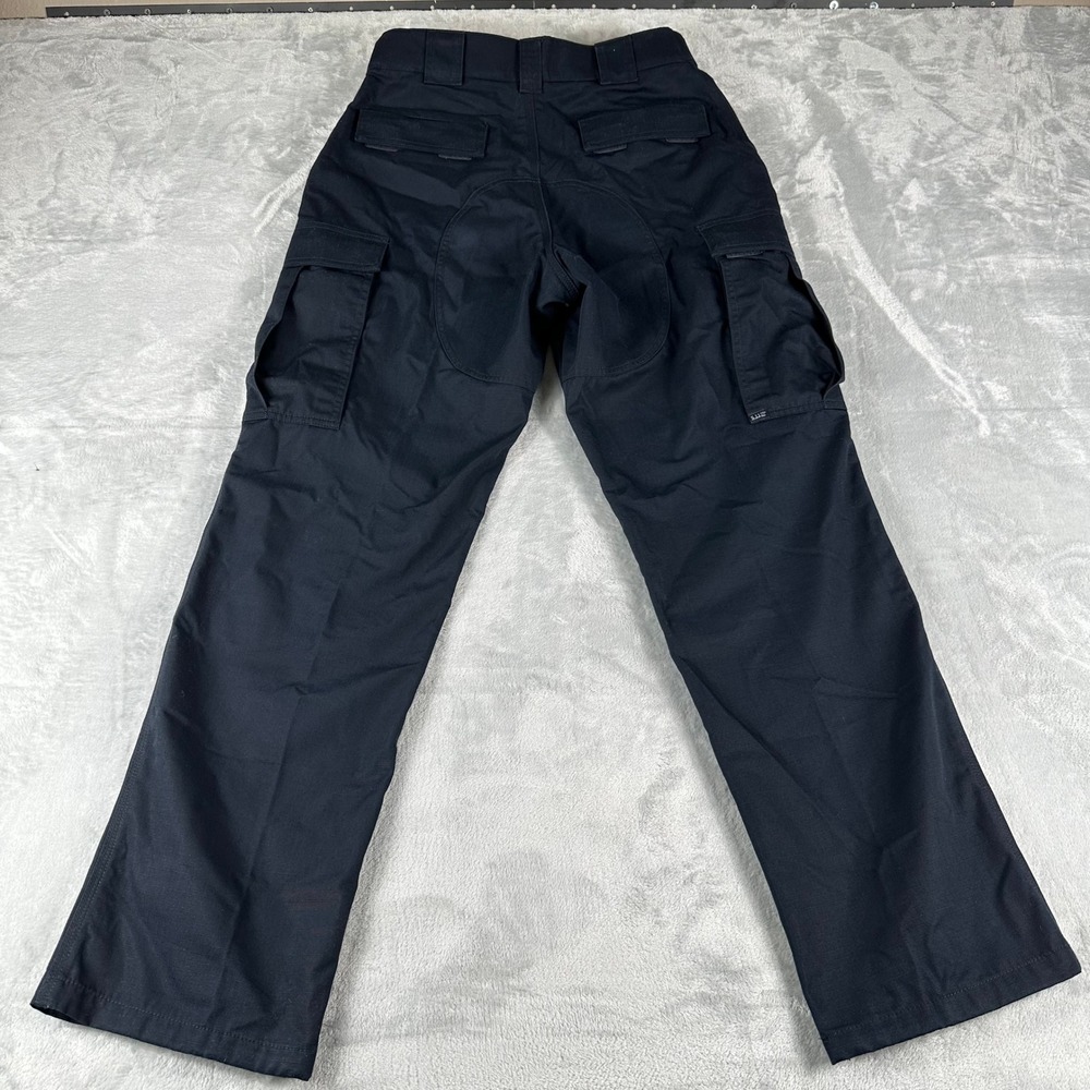 5.11 Tactical Cargo Pants Men Medium Navy Blue Ripstop Utility Workwear Gorpcore - Picture 2 of 8